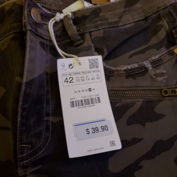 Zara Camo Jeans - Picture 11 of 12